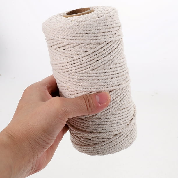 1 Rouleau de Ficelle de Boucher en Coton Ficelle de Cuisson Ficelle de Pâtisserie Ficelle de Cuisine Ficelle Bricolage Artisanat Cordon en Coton