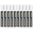 thumbnail image 5 of Chalky Crown - Liquid Chalk Markers for Blackboards Sign Window 6mm Rev Tip - White, 10 Packs, 5 of 5