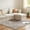 Brown + Black, variant on Topcobe Machine Washable Area Rug 4x6, Non-Slip Modern Abstract Floor Carpet for Living Room, Bedroom, Dining Room, Stylish Decorative Carpet for Comfort, Mixed-Brown