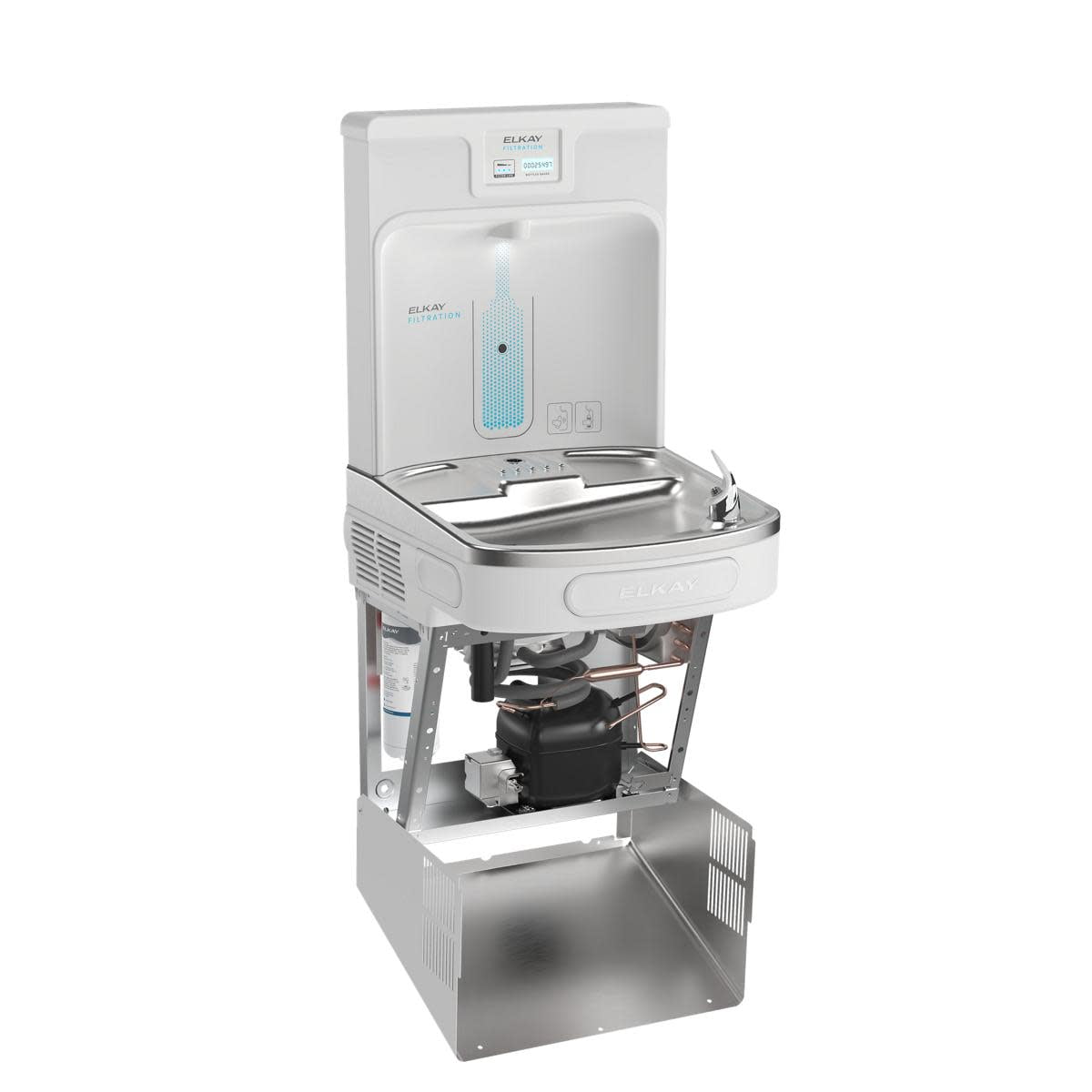 Elkay LZS8WSMP Ezh2o Wall Mounted Drinking Fountain - Black