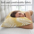 thumbnail image 5 of Palm Leaves Yellow Throw Pillow Cover 12 x 20 Inch Decorative Pillow Cover Summer Botanical Coastal Tropical Lumbar Pillowcase Seasonal Rectangle Cushion Case for Couch Sofa Bed Living Room, 5 of 9