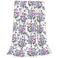 thumbnail image 2 of Fotbe Violets Flowers Manta de Franela Acolchonada con Estampado, Súper Suave y Esponjosa, Extra Grande para Sofá, Cama, Uso Todo el Año-60"x50", 2 of 7