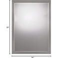 thumbnail image 4 of Paradox Brushed 24" x 33" Wall Mirror, 4 of 4
