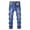 Blue, variant on BOBOGOJP Boy's Skinny Fit Ripped Destroyed Distressed Fashion Denim Jeans Pants Blue for Size 7-8 Years