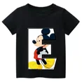 thumbnail image 3 of Camiseta de algodón con combinación de letras y nombre personalizado de Disney para niños, camiseta de manga corta con fuente ABCDE de Mickey Mouse, 3 of 5
