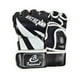 thumbnail image 2 of Guantes mma medio palma abierta artes marciales guante de lucha equipo de protección hombres Blanco negro Zulema  Guantes de boxeo, 2 of 8