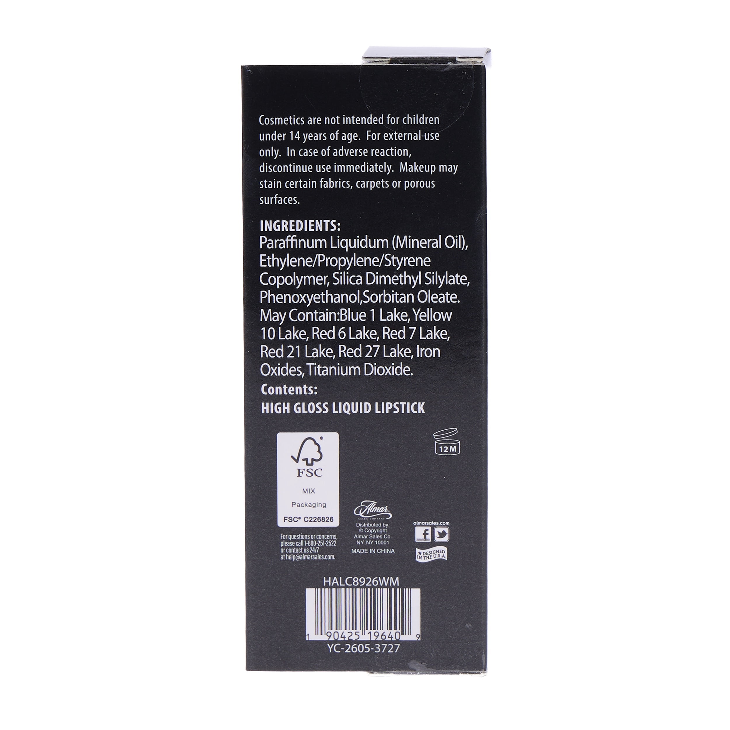 Expressions Ultra High Gloss Liquid Lipstick for Costume Makeup - Green