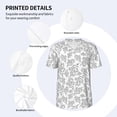 thumbnail image 3 of Picia Snake Pattern Mens Polo Shirts Quick Dry Short Sleeve Golf T Shirt Performance Moisture Wicking Casual Workout Baseball T-shirt-Medium, 3 of 7