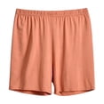 thumbnail image 2 of Bixock Women Pajamas Shorts Loungewear Shorts Sleep Shorts Elastic Waist Loose Soft Stretchy Daily Indoor Homewear Sleepwear Base Layer Trousers Women Clothings, 2 of 5