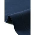 thumbnail image 5 of DARING DIVA Women's Plus Lapel Button with Pocket Jackets Long Blazer Navy Blue 1X, 5 of 6