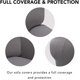 thumbnail image 3 of Funda de sofá superelástica para silla, funda de sofá suave antideslizante de licra, protector de muebles lavable con espuma antideslizante y parte inferior elástica para niños, mascotas Ormromra LRWJ066-52, 3 of 7