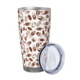 thumbnail image 2 of Salouo Rugby Style Print 20oz Tumbler with Lid,Stainless Steel Vacuum Insulated Tumbler Durable Insulated Coffee Mug Thermal Cup with Splash Proof Sliding Lid-Without Straw, 2 of 8