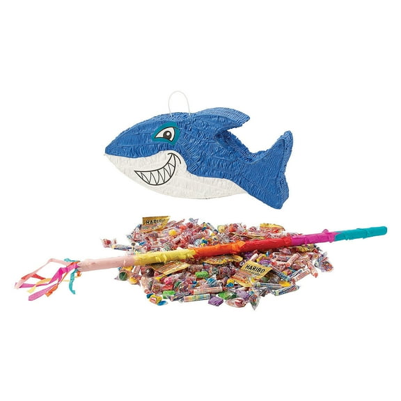 Shark Piñata Kit, Party Decor, Summer, Pool, Shark Week, Birthday, 210 Pieces