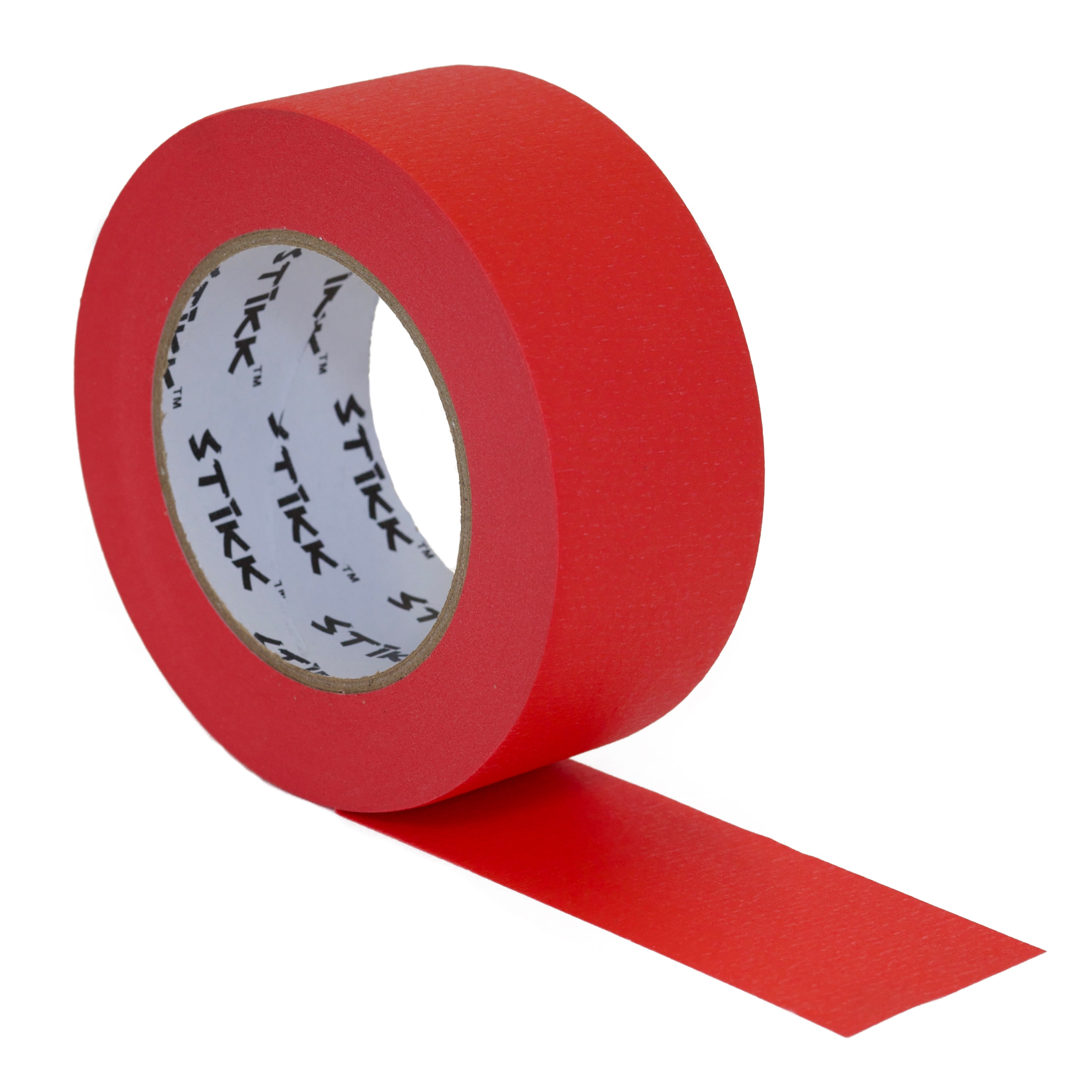 Baijixin 3 Rolls Red Masking Tape, Red Painters Tape for Home, Office,  School St