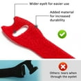 thumbnail image 3 of Lekou Mixed Size Hook And Loop Cable Ties, 60 Pcs Reusable Velcro Straps for Home Office, 3 of 6