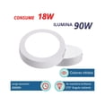 thumbnail image 2 of 5 Pzs Lampara De Techo Sobreponer Led 18w Luminaria Plafon, 2 of 5