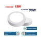 thumbnail image 2 of 5 Pzs Lampara De Techo Sobreponer Led 18w Luminaria Plafon, 2 of 5