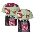 thumbnail image 7 of Invader Zim T-Shirt for Men Novelty 3D Pritneted Casual Short Sleeve Tees Shirt Summer Street T Shirt Top, 7 of 7