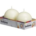thumbnail image 1 of Bolsius Pack of 2 Ivory Ball Candles 2.75 Inch (70 mm.), 1 of 8