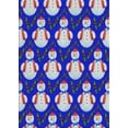 thumbnail image 1 of Ahgly Company Indoor Rectangle Patterned Blue Gray Novelty Area Rugs, 2' x 4', 1 of 6