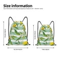 thumbnail image 4 of Easygdp Lemon Drawstring Backpack, Beach Sackpack, Travel Sackpack Lightweight for Sports, Gym, Travel, Swimming -, 4 of 9