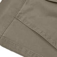 thumbnail image 7 of QIYAGBSA Men's Pleated Pants High Waist Straight Leg Relaxed Fit Business Casual Trousers (Dark Gray, 33), 7 of 7