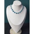 thumbnail image 6 of Multicolor Crystal Statement Choker Necklace With Square Faceted Stones, 6 of 15