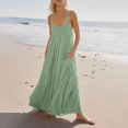 thumbnail image 2 of cfhntfmh Maxi Dresses for Women Summer Beach Casual Loose Sleeveless Square Neck Dresses Flowy Tank Dress, 2 of 7