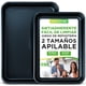 thumbnail image 1 of Bandeja para Hornear Antiadherente NutriChef, Juego de 2 Piezas, Charolas para Hornear Recubrimiento Superior, Tamaños de 38 cm x 28 cm y 33 cm x 23 cm para Asar y Hornear, Apto para Lavavajillas, 1 of 6