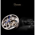 thumbnail image 3 of AESOP Mechanical Hand-Wind Wristwatch Skeleton Tourbillon Watch Men's Stainless Steel See-Through Back Sapphire Glass Genuine Leather Band Male Luminous Clock Waterproof, 3 of 6