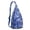 Blue, variant on 4-Pockets Cross Body Bags for Woman Men,Cute Sea Life Sling Bag Chest Bag with Adjustable Strap Women's Crossbody Bags for Outdoors Hiking Traveling