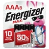 Energizer MAX AAA Batteries (8 Pack), Triple A Alkaline Batteries