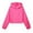 Hot Pink, variant on Boys Girls Fall Winter Hooded Sweatshirt Long Sleeve Warm Top Comfortable For Big Kids Casual Wear,Size:12-13 Years