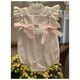 thumbnail image 2 of Romper Babytunes Couture blanco bordado con lazos - M, 2 of 6