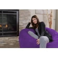 thumbnail image 5 of Chill Sack Bean Bag Chair, Memory Foam Lounger with Ultra Fur Cover, Kids, Adults, 4 ft, Purple, 5 of 6