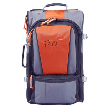 TFO Rolling Carry-On Bag Fly Fishing Durable Wheeled Luggage Travel - 0