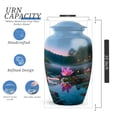 thumbnail image 2 of Butterfly Cremation Funeral Urns For Human Ashes Adult - Blue Mini Urns For Adult Ashes Set Of 4 - Adult Urns For Ashes Adult Female Mother - 1 Large Decorative Urn For Dad, 10&3 Inch, 2 of 7