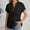 ZBlack, variant on Linen Tops for Women Linen Tops Short Sleeve Linen Tops Short Sleeve Tops Beach Vacation Outfits Button Up T-shirts Linen Shirt Women Flowy Tops Womens Summer Tops Summer Clothes Purple L