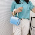 thumbnail image 3 of Bolsa Vintage mujer degradado PU hombro Messenger Bag plisado bolsos (azul) Tmvgtek Para estrenar, 3 of 9