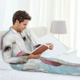 thumbnail image 6 of Disketp Puppy Licks Nose Mens Pajama Set, Soft Warm Long Sleeve Sleepwear, Cozy Button-Down Pjs for Men-XX-Large, 6 of 7
