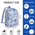 thumbnail image 5 of Floral Design Commuter Backpack for School College or Work, Large Capacity Bookbag with Laptop Compartment, Durable Everyday Travel Backpack, Sunflower Flowers Print Unisex Gift Idea for Teens Adults, 5 of 5