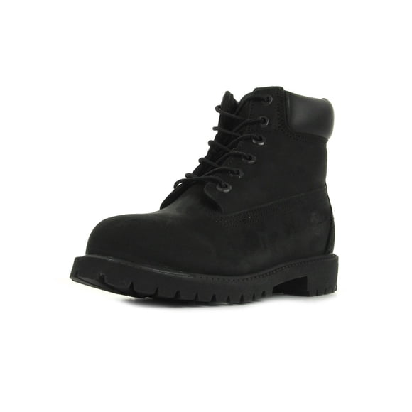 Botas Timberland de 6 pulgadas negras de nubuck talla 2.5 US para niños