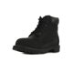 thumbnail image 1 of Botas Timberland de 6 pulgadas negras de nubuck talla 2.5 US para niños, 1 of 8