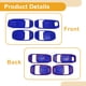 thumbnail image 4 of Cubierta de Tazón de Mango de Puerta Interior para Jeep Wrangler Gladiator JT 4DR 2018-2024 Marco de Decoración de Mango de Puerta Interior Azul ABS 4 Pcs, 4 of 6