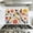 Color 2, variant on Peel and Stick Backsplash Mural for Kitchen, 35.4x23.6 inch Vinyl Wall Decal Floral White Purple Leaf Boho Purple Flowers Green Stems Petals Leaves Removable Wallpaper for Stove