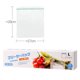 thumbnail image 5 of Bolsa de almacenamiento de alimentos PE Sellado fuerte Bolsas de ahorro de alimentos reciclables seguras y saludables Bolsa para congelador para cocina casera 28x27 cm (15 piezas grandes) en caja, 5 of 5