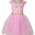 thumbnail image 1 of Minnie Mouse Dress Girls' Polka Dots Princess Party Cosplay Pageant Fancy Costume Tutu Dress up, 1 of 6