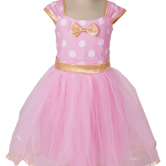 Minnie Mouse Dress Girls' Polka Dots Princess Party Cosplay Pageant Fancy Costume Tutu Dress up