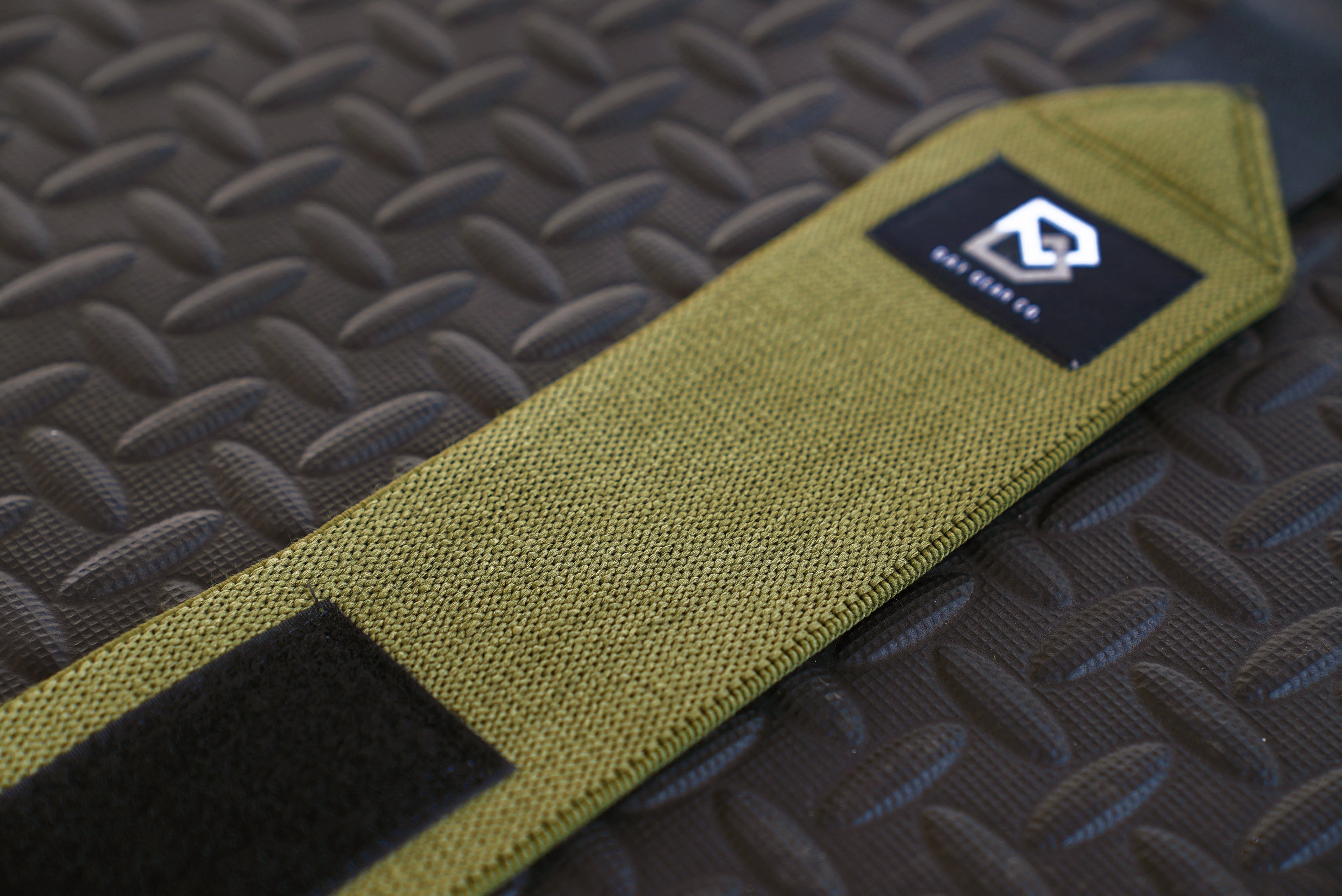 Bay Gear Co. Weightlifting Elbow Wraps (1 Pair) - Flexible Elbow Compression Strap & Joint Support Brace - For Bench Press, Powerlifting, Overhead Pressing and Heavy Lifts - OD Green