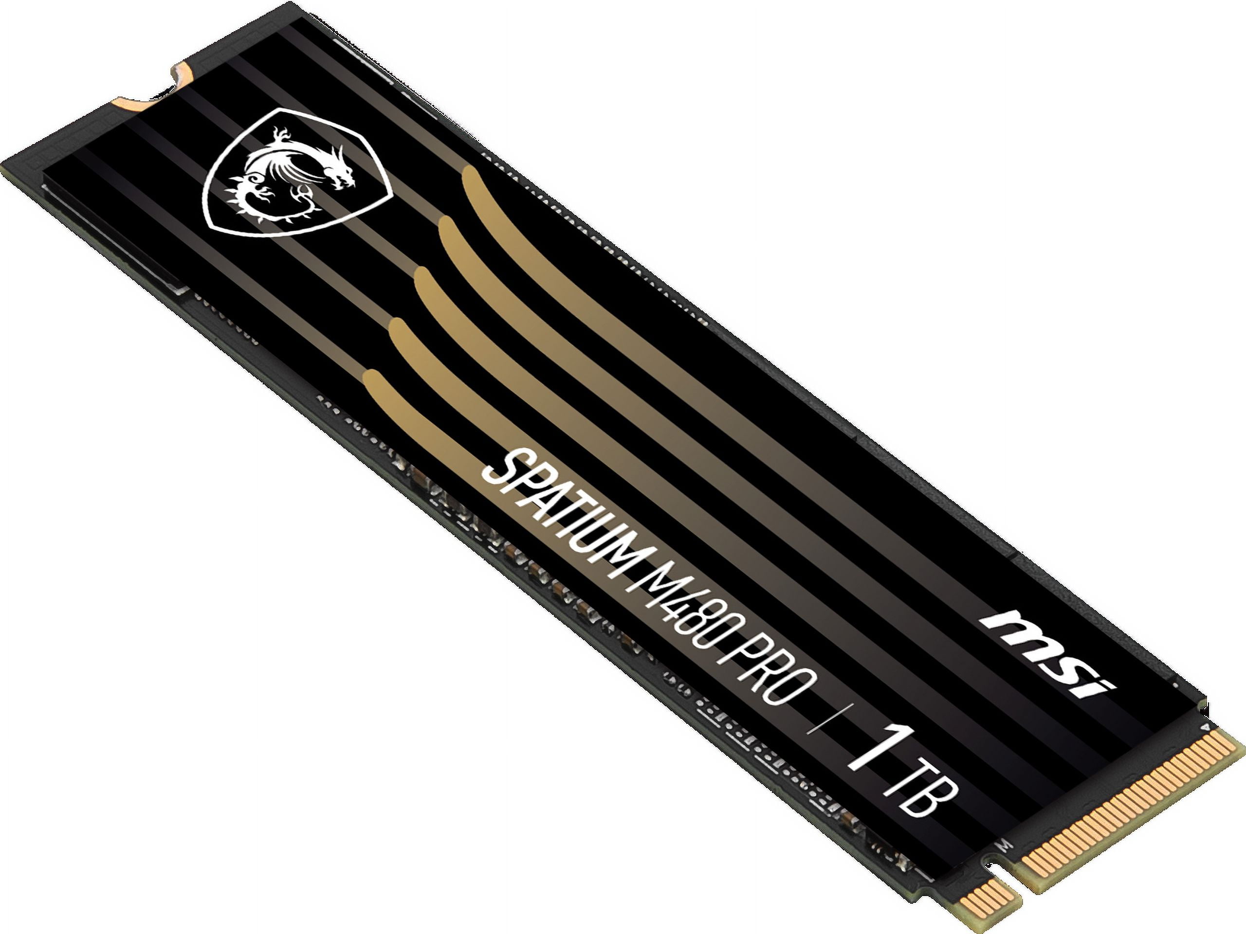 メモリー MSI SPATIUM M480 PRO 1TB SSD SPATIUM M480 PRO PCIe 4.0 NVMe M.2 HS